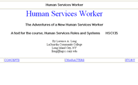 Human Service Worker Web Site